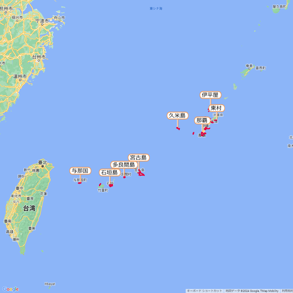 沖縄県のマラソン大会,コース,地図,マップ,距離とタイム,高低差