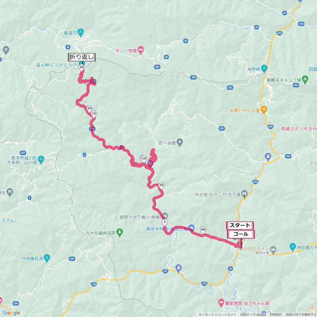 龍馬脱藩マラソン,コース,地図,マップ,距離とタイム,高低差