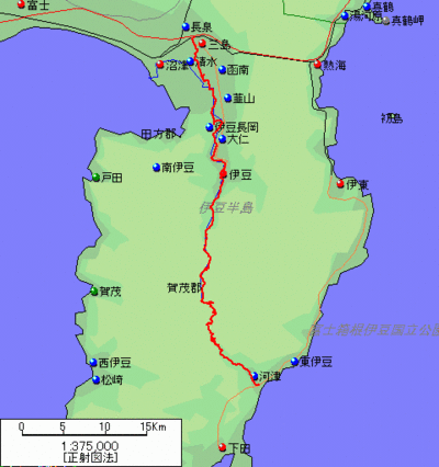 1ルート 04 08 01 河津から天城峠 修善寺 三島 Gpsサイクリング